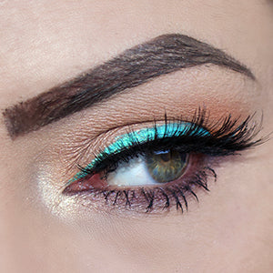 blue green eyeshadow